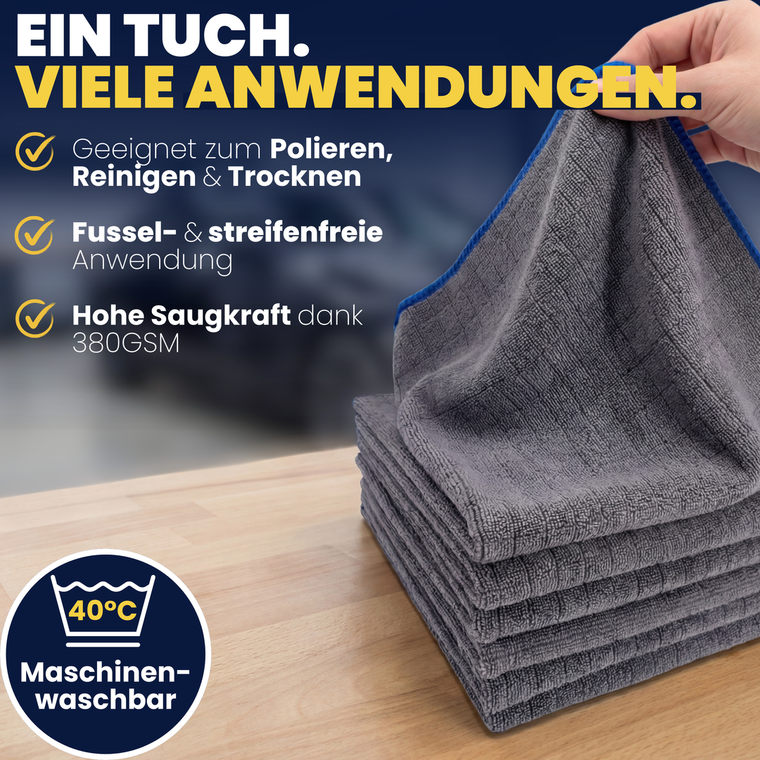 Allrounder Mikrofasertücher  380 GSM