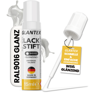 Lackstift Weiß Glänzend