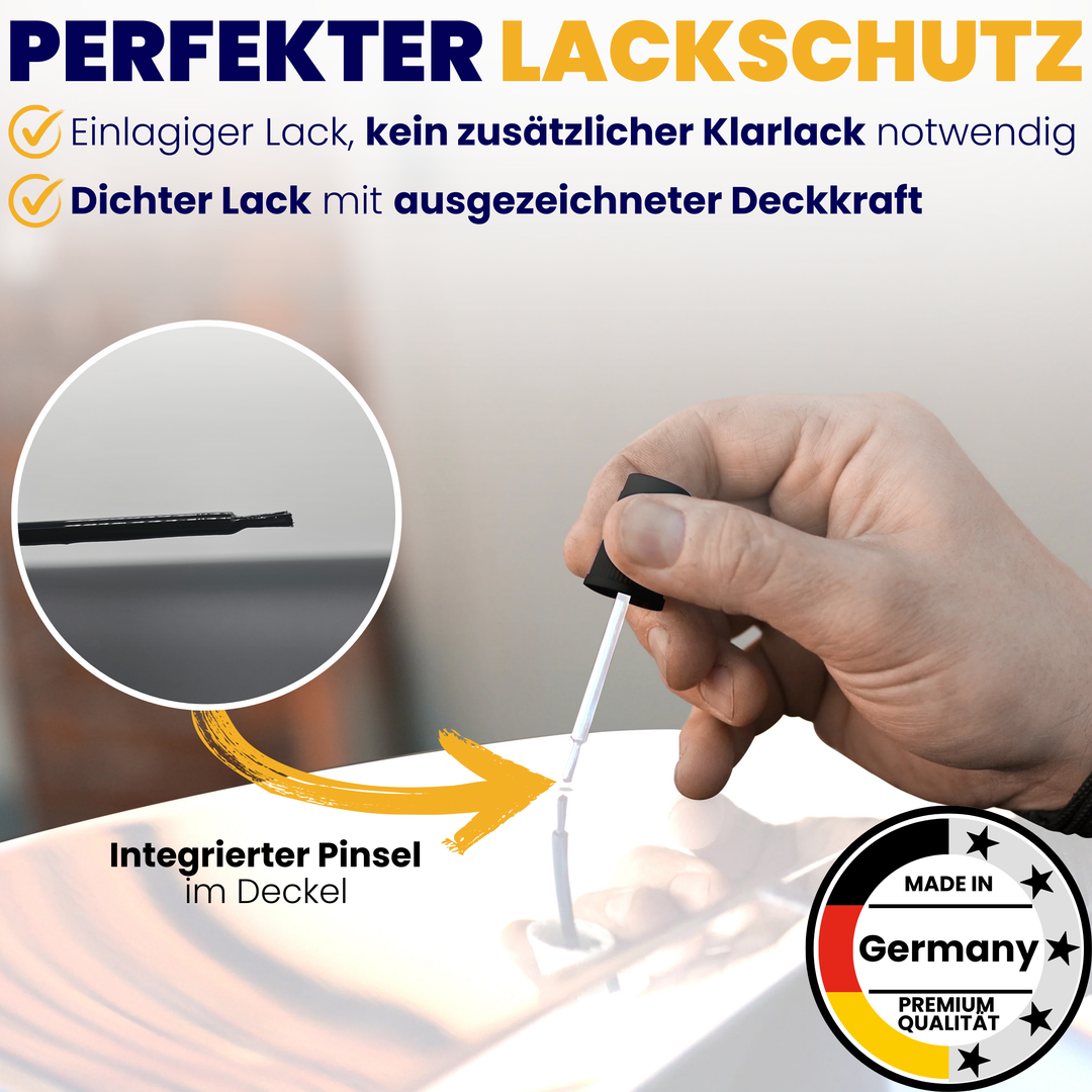 Lackstift Weiß Set + 10 Lacktupfer