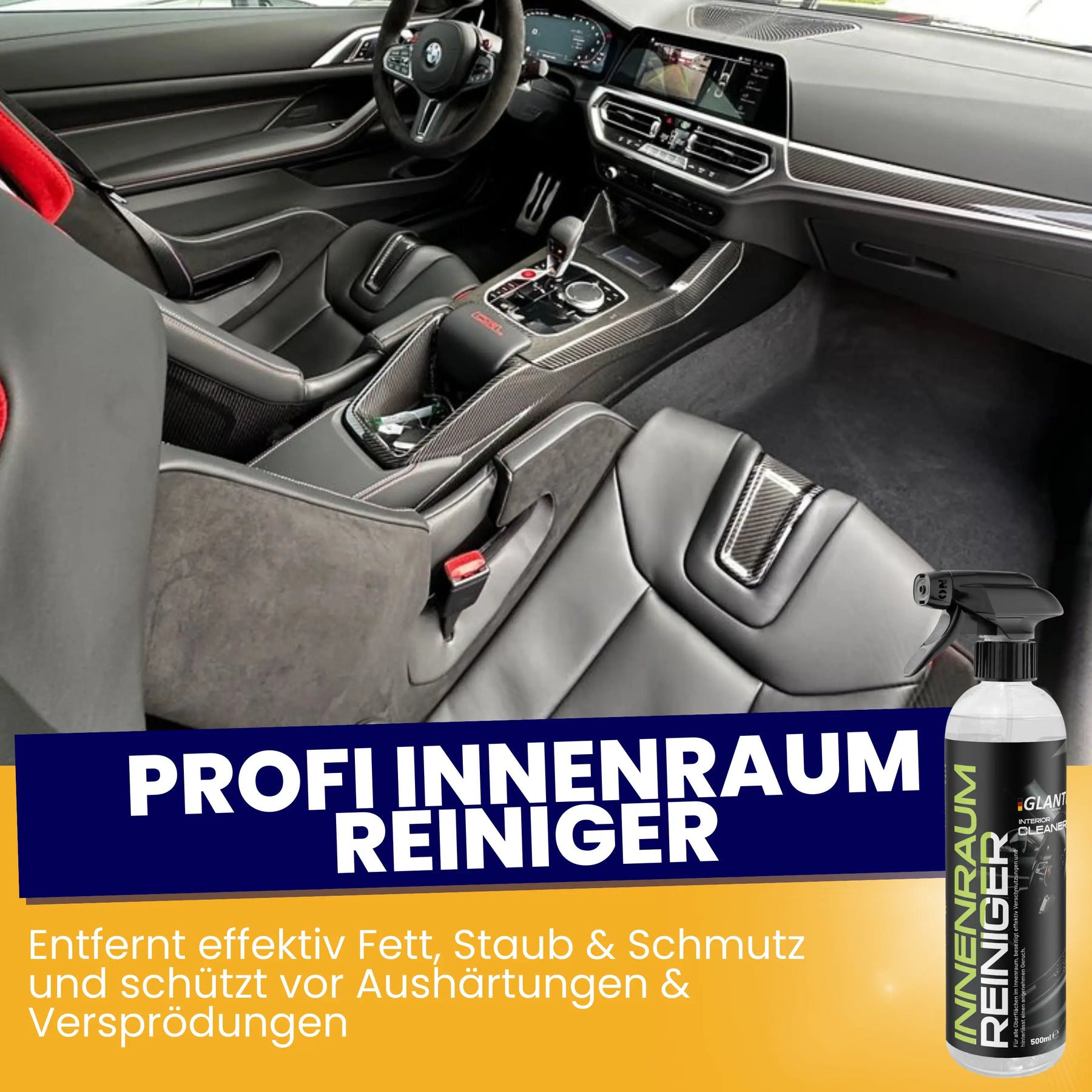 Auto Innenraumreiniger 1000 ml – die große Flasche