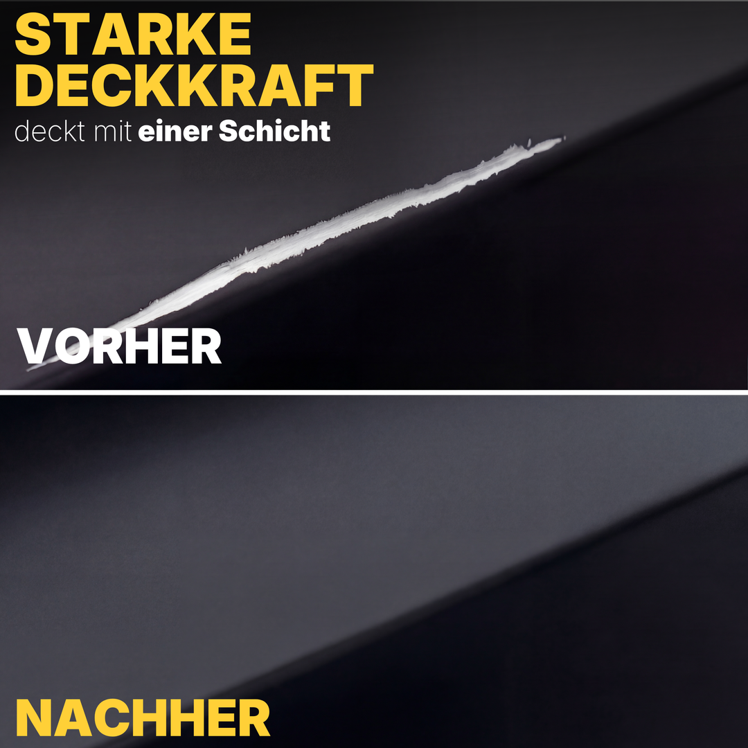 Lackstift Schwarz Matt