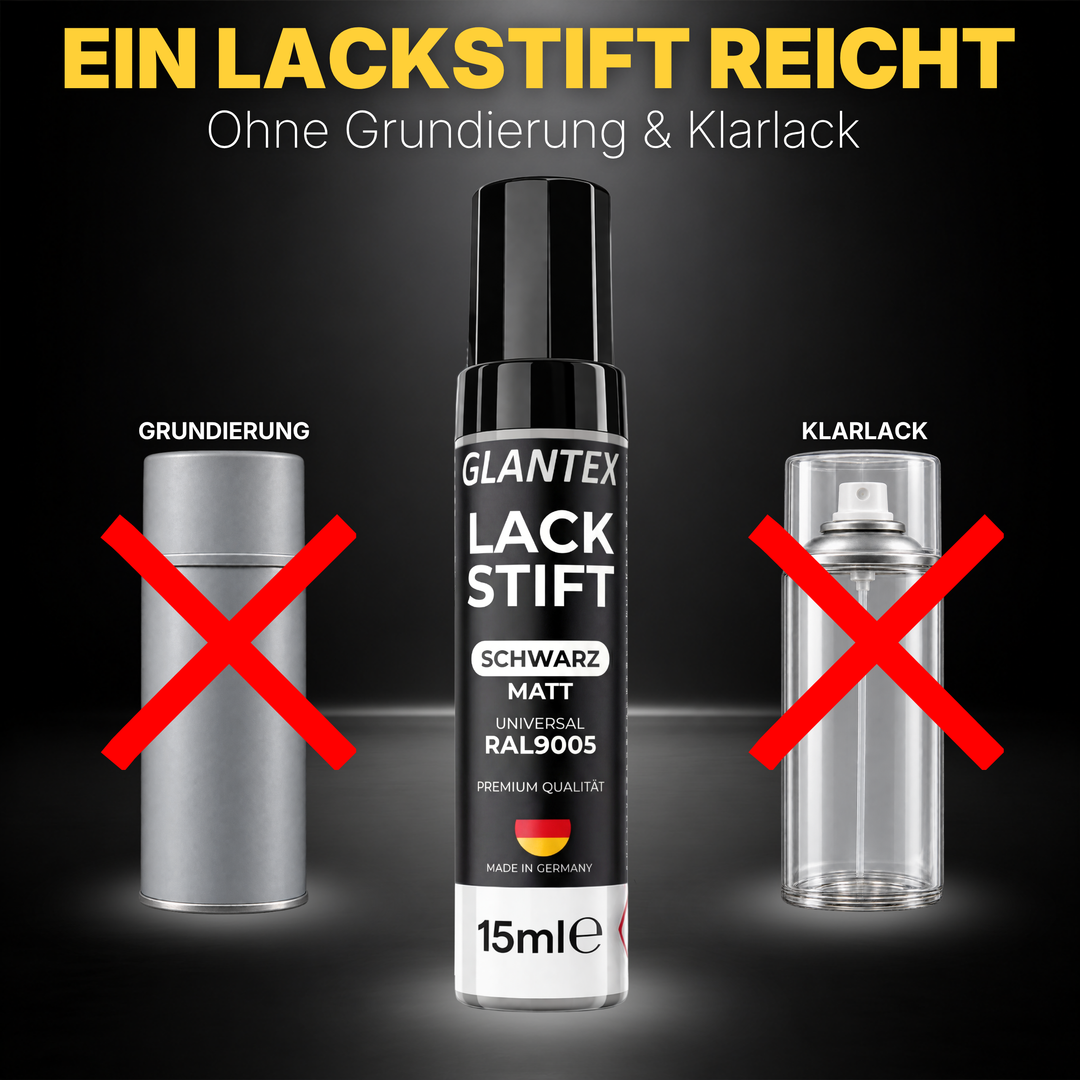 Lackstift Schwarz Matt