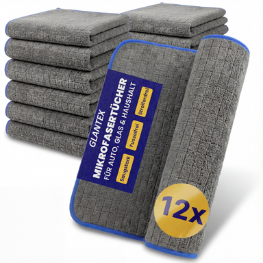 12x Allrounder Mikrofasertücher 380GSM