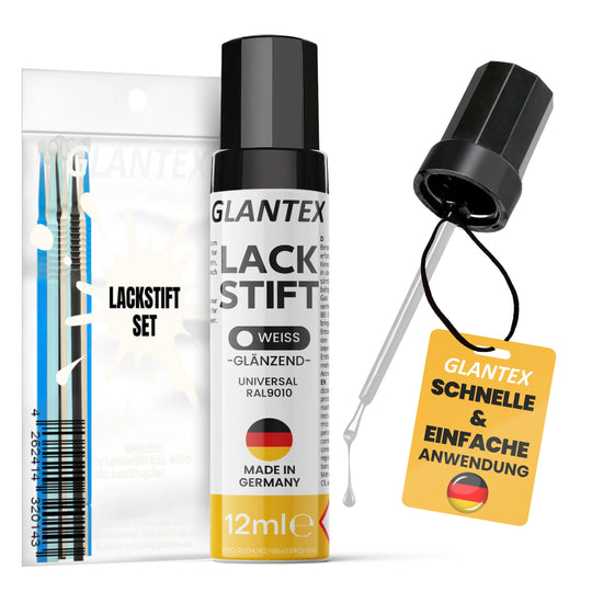 Lackstift Weiß Set + 10 Lacktupfer