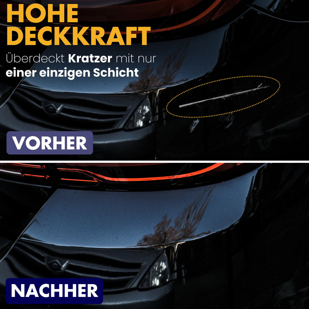 Lackstift Schwarz Set + 10 Lacktupfer